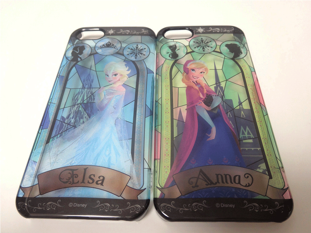 ディズニー アナと雪の女王 ステンドグラス柄 シェルジャケット For Iphone 5s 5