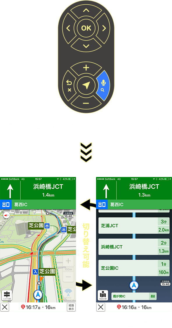 Yahoo!カーナビの操作性を追求した専用リモコン『ナビうま